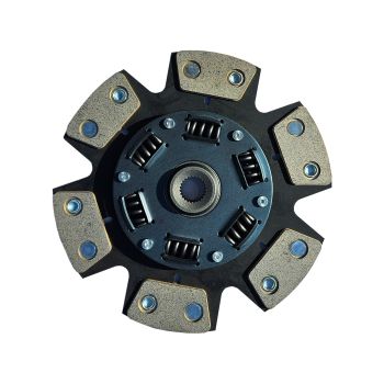 Opel 228mm geveerde 6pucks sinterplaat