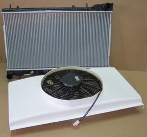 autoross radiator met koelfan & shroud